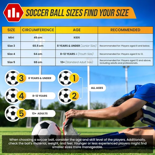 Miniatura 5 de Vizari Verona - Balón de fútbol para exteriores con carcasa TPS duradera y vejiga de butilo reforzada, pelota de fútbol juvenil ideal para práctica