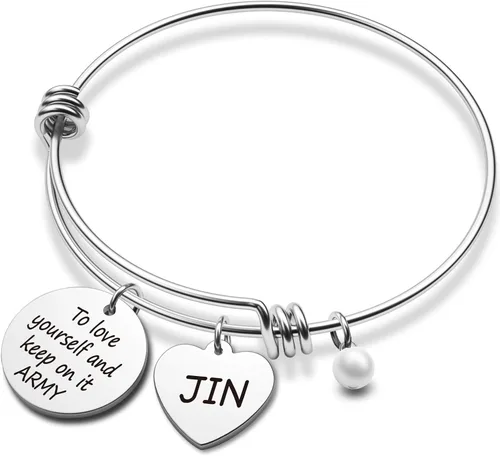 G-Ahora Kpop Army Bracelet Kpop Bangtan Boys Jewelry JIMIN JK JIN RM SUGA JHOPE V Bracelet Best Gift for The Army