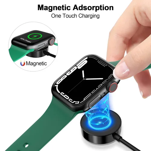 Miniatura 5 de Cable de carga magnético para cargador de Apple Watch, puerto USB C, cable de carga inalámbrico compatible con iWatch Series