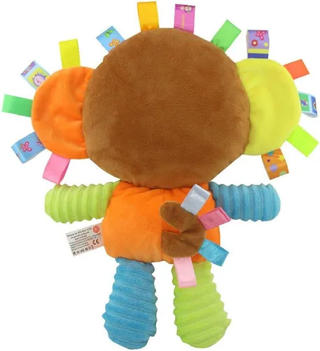 Miniatura 3 de Monkey Taggie - Manta de actividad y juguete sensorial para bebés, regalos para recién nacidos, bebés, juguete suave y amoroso – Clam Down and Play