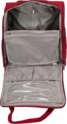 Miniatura 8 de Rockland Melrose - Maleta con ruedas, de porte vertical, para caber debajo del asiento, Rojo), BF31-RED