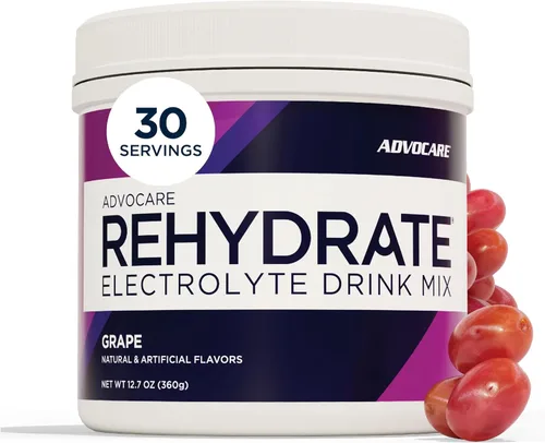 Miniatura 7 de AdvoCare Rehydrate - Mezcla de bebida con electrolitos - Incluye magnesio, sodio, potasio y calcio - Antioxidante y fortificado con aminoácidos