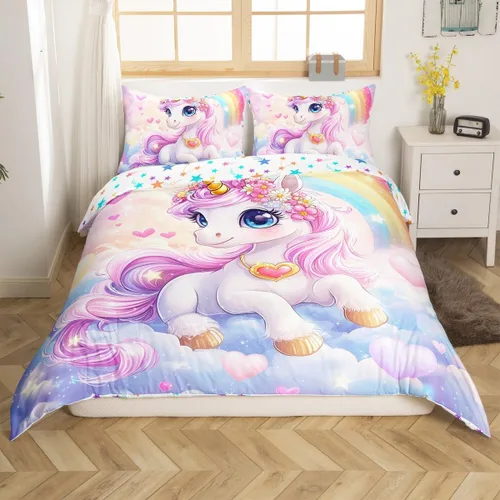 Miniatura 22 de Castle Fairy Juego de funda de edredón, funda de edredón moderna con estampado floral de cachemira para mujeres, hombres, niños y niñas, juego