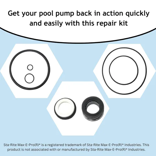 Miniatura 7 de Kit de reparación de juntas tóricas para Sta-Rite Max-E-Pro Kit de reparación de bomba de piscina 79
