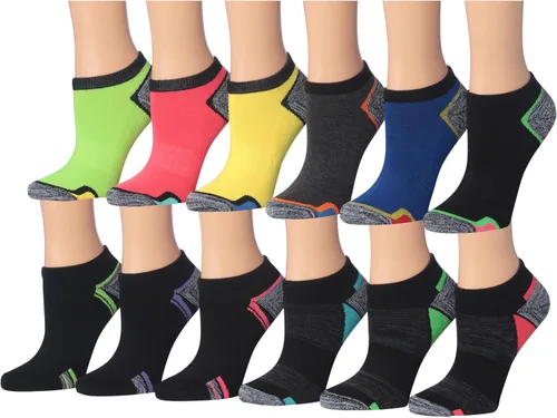 Miniatura 47 de Tipi Toe Women’s 12 Pack Cushioned Low Cut Socks – Breathable, Moisture-Wicking Athletic Comfort for Running & Daily Wear
