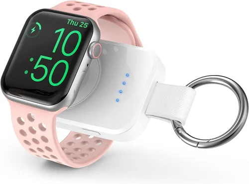 Miniatura 9 de i.VALUX Cargador inalámbrico portátil para Apple Watch Series 11/10/9/8/Ultra/7/6/5/4/3/2/SE, cargador magnético compacto para iWatch de 1000mAh