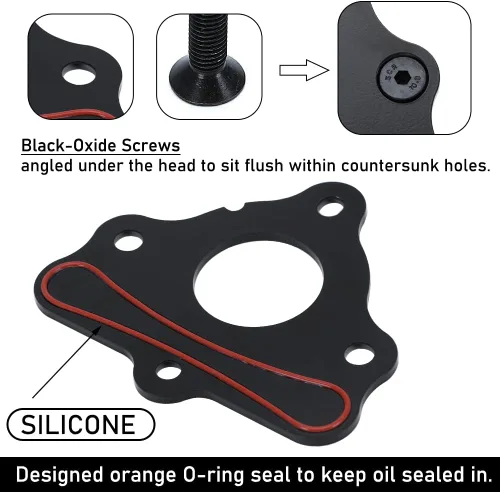 Miniatura 3 de Kit de pernos de junta de placa de retención para árbol de levas compatible con GM LS1 LS2 LS3 4.8 5.3L 6.0L 6.2L Vortec Corvette Cam