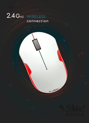 Miniatura 2 de Ratón óptico silencioso inalámbrico con receptor USB y baterías - Inalámbrico, portátil, silencioso ratón de clic para PC, portátil, Chromebook