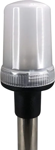 Miniatura 4 de Pactrade Marine Luces de navegación para barcos – Luz de popa blanca incandescente de 10.75 pulgadas (montaje en superficie, base plegable)
