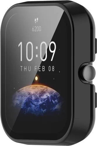 Miniatura 4 de Funda de reloj compatible con Amazfit Bip 3 Pro/Bip 3 Watch, protector de pantalla completa, carcasa rígida de policarbonato duro, carcasa completa