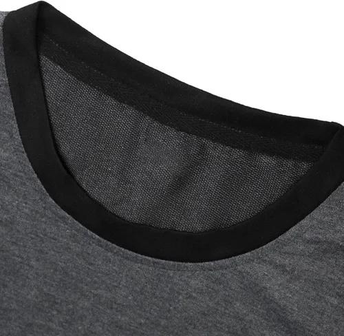 Miniatura 4 de MakeMeChic Conjunto casual de 2 piezas para hombre, camiseta de manga corta con cordón en la cintura