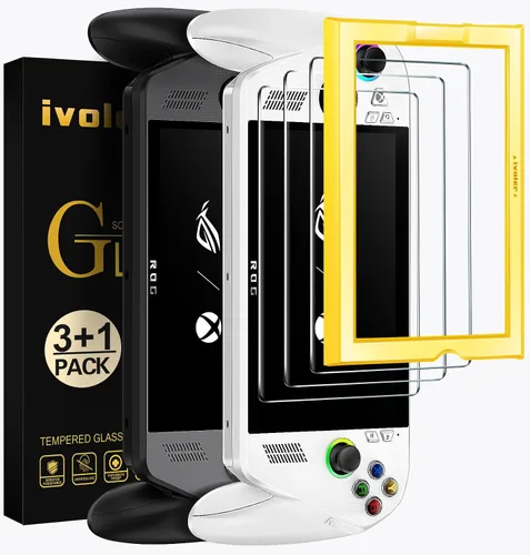 Miniatura 15 de ivoler Paquete de 3 protectores de pantalla grabados antirreflejos para ASUS ROG Xbox Ally/ROG Xbox Ally X Handheld 2025, vidrio templado