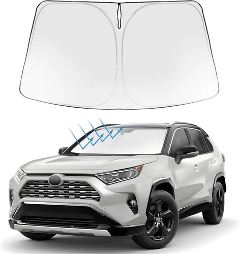 Miniatura 177 de Proadsy Parasol para parabrisas actualizado 2025, ajuste personalizado Dodge RAM 1500 2Dr 2019-2024 2025, 4 capas, plegable, protector de parasol