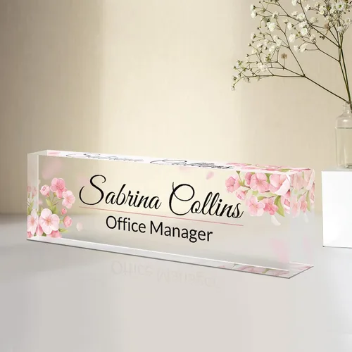 Miniatura 17 de Placa de nombre personalizada para escritorio, placa de nombre de escritorio personalizada, regalos de agradecimiento a los empleados, accesorios