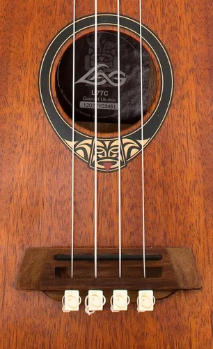 Miniatura 3 de TSTUW TENOR - Juego de cuentas de puente para ukelele, perlas de color blanco hueso perla. Ukelele Hueso Blanco