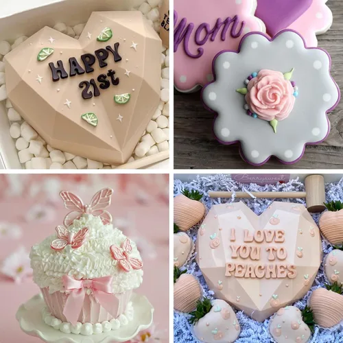 Miniatura 6 de Actvty Moldes de Silicona con Letras para Chocolate, 5 Piezas Moldes de Chocolate del Alfabeto en Mayúsculas y Minúsculas y Moldes de Fondant