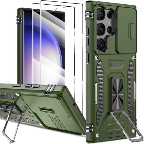 Miniatura 118 de Funda magnética para Samsung Galaxy Note 20 Ultra con soporte de anillo [con protector de pantalla] [Compatible con carga inalámbrica MagSafe] Funda