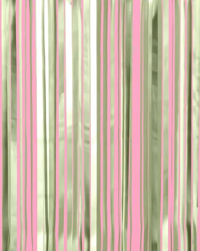 Miniatura 6 de xo, Fetti Cortinas de papel de aluminio verde salvia para decoración de fiesta, juego de 2 Suministros para despedida de soltera, bonita cabina
