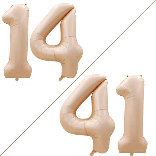 Miniatura 138 de Goer, conjunto de globos de papel aluminio para decoraciones de cumpleaños, globos de las letras de feliz cumpleaños y de números Oro