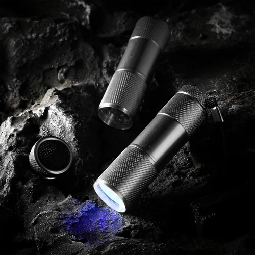 Miniatura 7 de Roceei 10 linternas de luz negra UV, luces LED, luz negra de mano, mini detector de antorcha, linterna UV portátil para mascotas