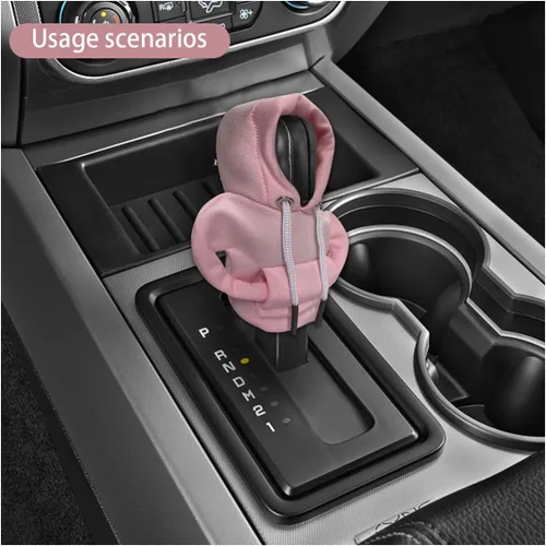 Miniatura 6 de Capucha de Cambio de Marchas para Coche, Funda de Pomo de Cambio a la Moda, Mini Capucha para Cambio Automático, Adornos Interesantes