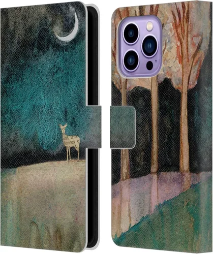 Miniatura 16 de Head Case Designs Officially Licensed Wyanne Half Light Nature 2 Leather Wallet Case Compatible with Apple iPhone 14 Pro Max