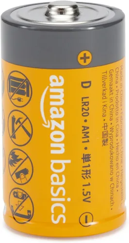 Miniatura 2 de Amazon Basics Paquete de 24 pilas alcalinas multiusos de celda D, 1.5 voltios, 5 años de vida útil