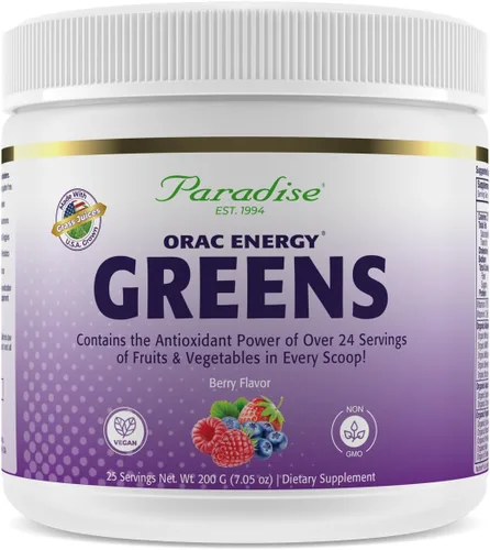 Miniatura 12 de Paradise Herbs, ORAC Energy, cápsulas de superalimentos, incluye más de 42 ingredientes orgánicos y de recolección silvestre, probióticos y enzimas