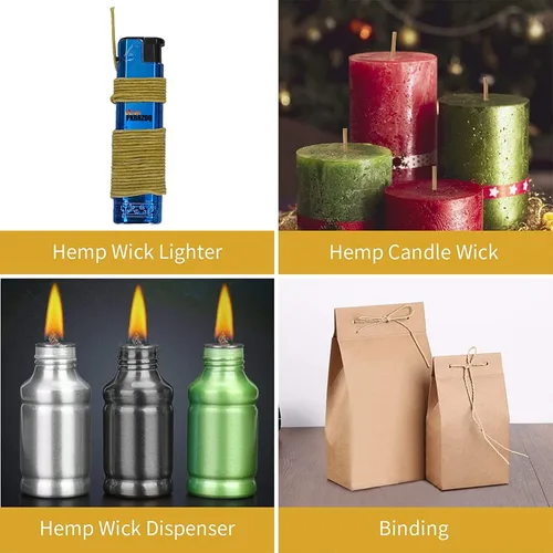 Miniatura 3 de PXBBZDQ Bobina de cera de abejas 100% orgánico con revestimiento de cera de abejas natural para hacer velas, velas DIY (200 pies, 0.039 in)