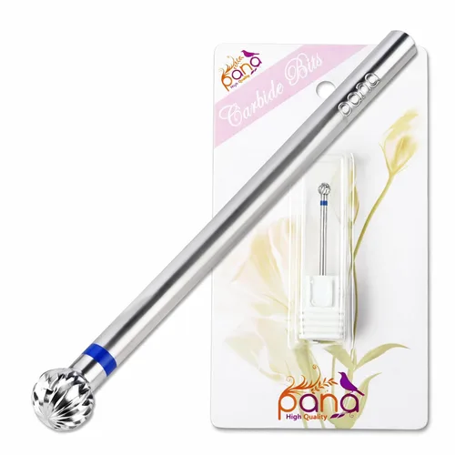 Miniatura 15 de PANA - Broca de carburo de 3/32" para limpieza de cutículas de uñas, para eliminar piel muerta, quitar esmalte en gel y acrílico, limpiador debajo