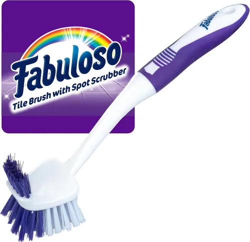 Miniatura 11 de Fabuloso Juego de cepillo y recogedor compacto de escoba de mano con almacenamiento a presión y orificio para colgar, barrido rápido para cocina