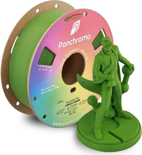 Miniatura 32 de Polymaker Panchroma Filamento de impresora 3D PLA negro, 0.069 in, carrete de 2.2 libras, fácil de imprimir, impresión de alta velocidad, sin