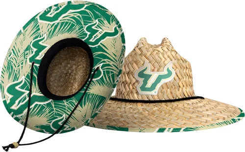 Miniatura 85 de FOCO - Sombrero de paja con logotipo de equipo universitario de NCAA y estampado floral para hombre TEAM LOGO