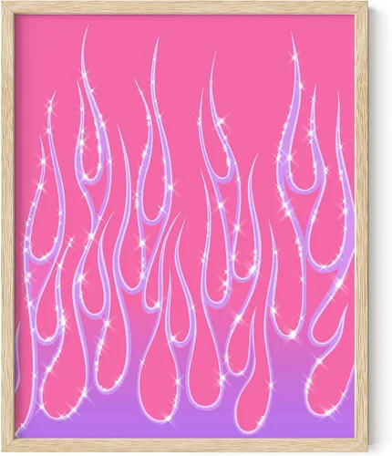 Miniatura 23 de HAUS AND HUES Póster de hongos trippy – Indie for Room Aesthetic Trippy Hippie Y2K, arte de hongos, imágenes indie, decoración de pared