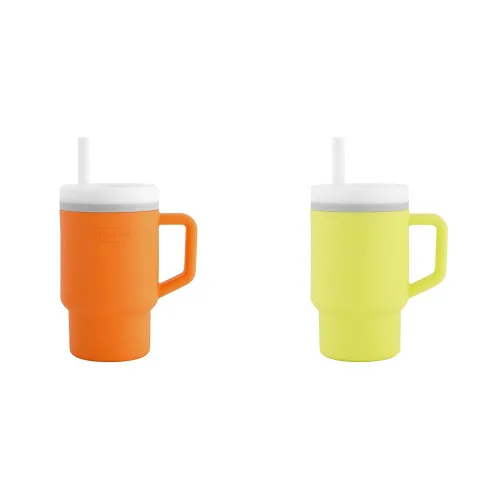 Miniatura 9 de Infantino Mi primer vaso – Adorables vasos en miniatura con pajita resistente a fugas y asa amigable para niños pequeños, fomenta la hidratación