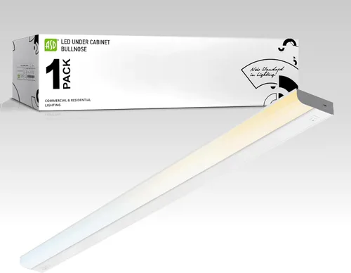 Miniatura 32 de ASD Iluminación LED para debajo del gabinete, 24 pulgadas, 12 W, 822 LM, luces regulables cableadas para debajo del gabinete para cocina, 3000