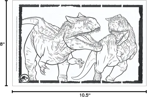 Miniatura 10 de Libro para colorear y actividades Jumbo de Jurassic World - 64 páginas