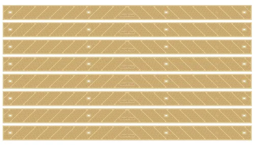 Miniatura 8 de GripStrips Tiras Antideslizantes - Paquete de 8, Gris - Tiras Antideslizantes para Exteriores Amigables con Descalzos y Mascotas - Tiras de Tracción