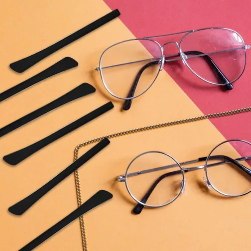 Miniatura 6 de 10 pares de puntas de silicona antideslizantes para gafas, puntas de extremo de gafas, puntas de calcetín para orejas, puntas de extremo