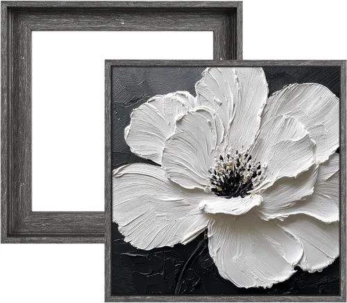 Miniatura 21 de Marco flotante para pintura en lienzo de 5 x 7 pulgadas con 0.6 a 0.8" de profundidad, paquete de 3 marcos flotantes para impresiones en lienzo