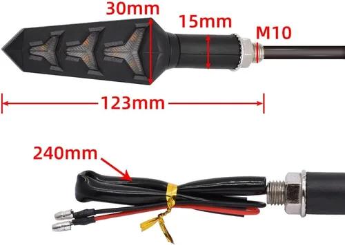 Miniatura 3 de NAKEAH Motorbike Turning Lamp For K-awasaki VERSYS 1000 Z1000 ZX10R Motorcycle Turn Signal Lights LED Indicators Tail Flashers Lamp