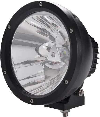Miniatura 5 de Lightronic Foco LED redondo todoterreno de 7 pulgadas para motocicleta/camión, 6000 K blanco frío de largo alcance, aplicaciones de alta velocidad