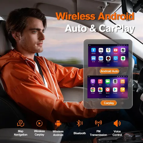 Miniatura 4 de Radio estéreo de coche de 9.7 pulgadas para Ford F150 2009-2014, pantalla táctil Android 13, unidad principal de navegación GPS con 4 GB de RAM + 64