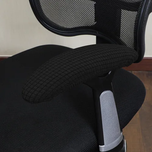 Miniatura 3 de FORCHEER Funda elástica para reposabrazos de silla de oficina, elástica, resistente al agua, elastano, elástico, jacquard, para reposabrazos