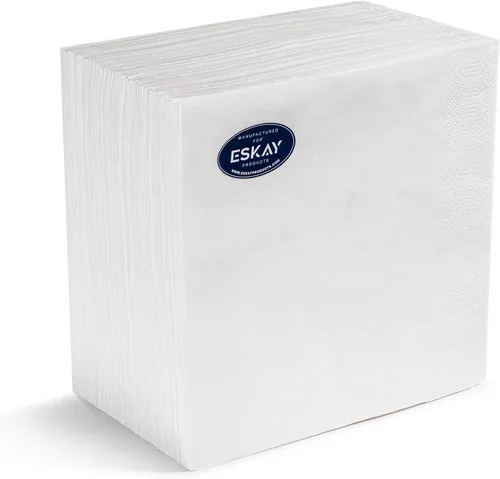 Miniatura 32 de Servilletas desechables rojas de 3 capas, 125 unidades, servilletas de papel para cócteles y fiestas para bodas, cumpleaños, bares y eventos, hechas