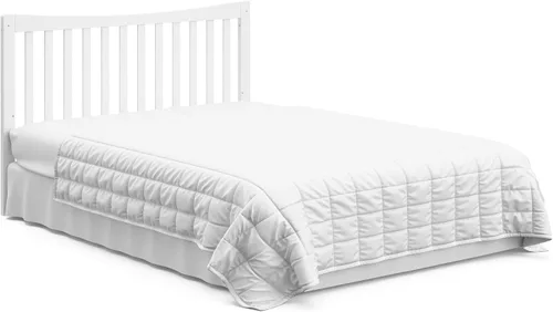 Miniatura 12 de Graco Remi - Cuna convertible 4 en 1 y cambiador (blanco) – Certificado GREENGUARD Gold, se adapta a colchón de cuna estándar, se convierte en cama