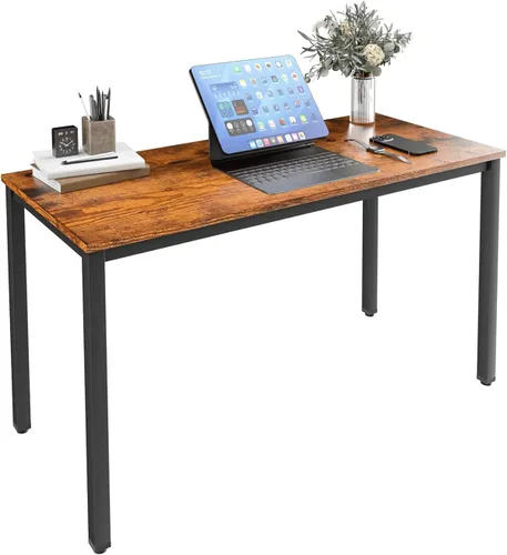 Miniatura 19 de Escritorio para computadora para espacio pequeño, moderno y simple, escritorio para computadora portátil, escritorio de estudio para oficina en Negro
