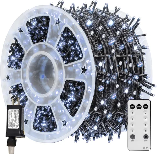 Miniatura 16 de TW SHINE - Luces de Navidad que cambian de color, 200 luces LED RGB de 66 pies, luces de Halloween para exteriores con control remoto, impermeables