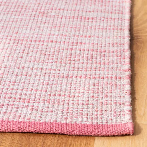 Miniatura 5 de SAFAVIEH Montauk Collection - Alfombra de área de 6 x 9 pies, rosa y fucsia, hecha a mano, de algodón plano, ideal para zonas de alto tráfico