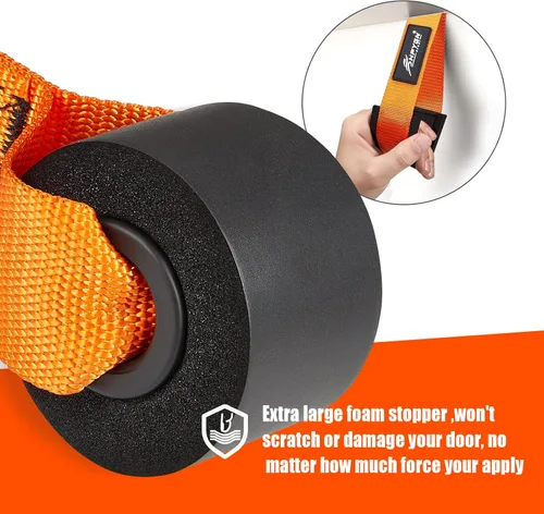 Miniatura 5 de HPYGN Anclaje de Puerta para Bandas de Resistencia, Accesorio de Ejercicio de Entrenamiento en Casa-Gimnasio para Correa de Yoga, Terapia Física